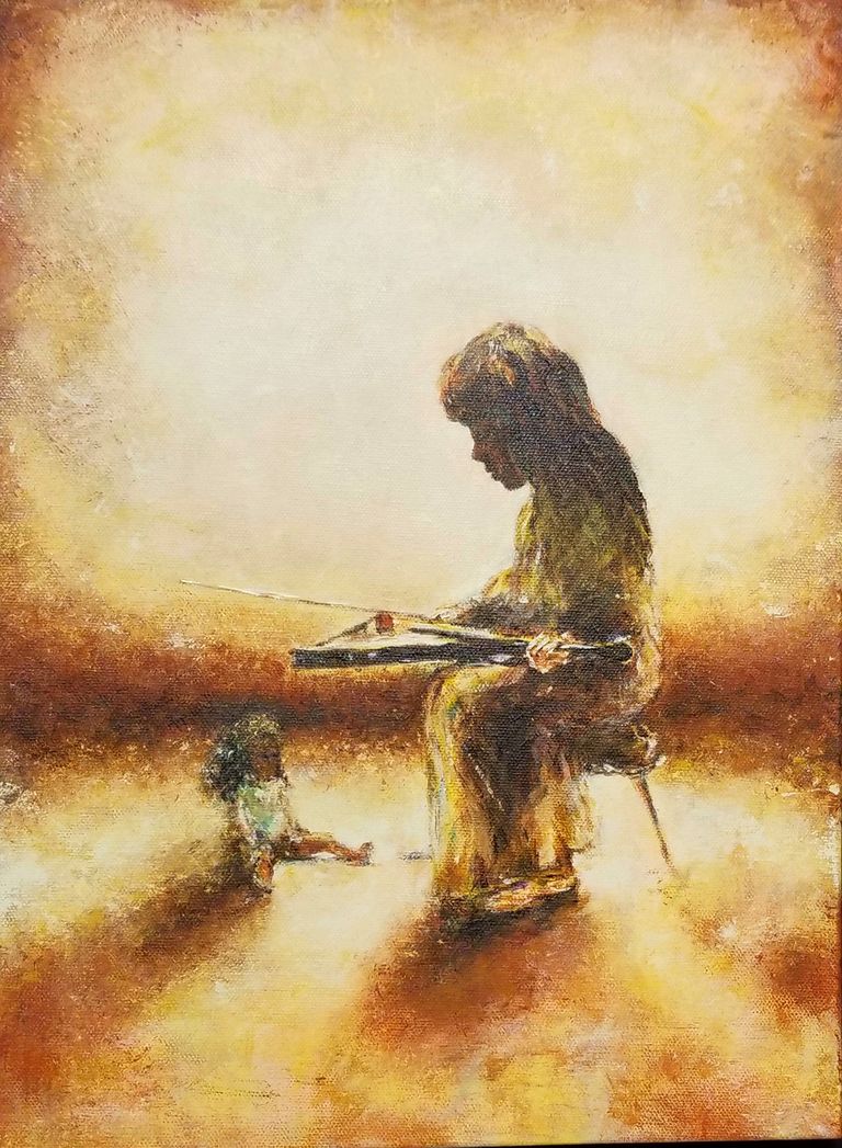 Little violin player