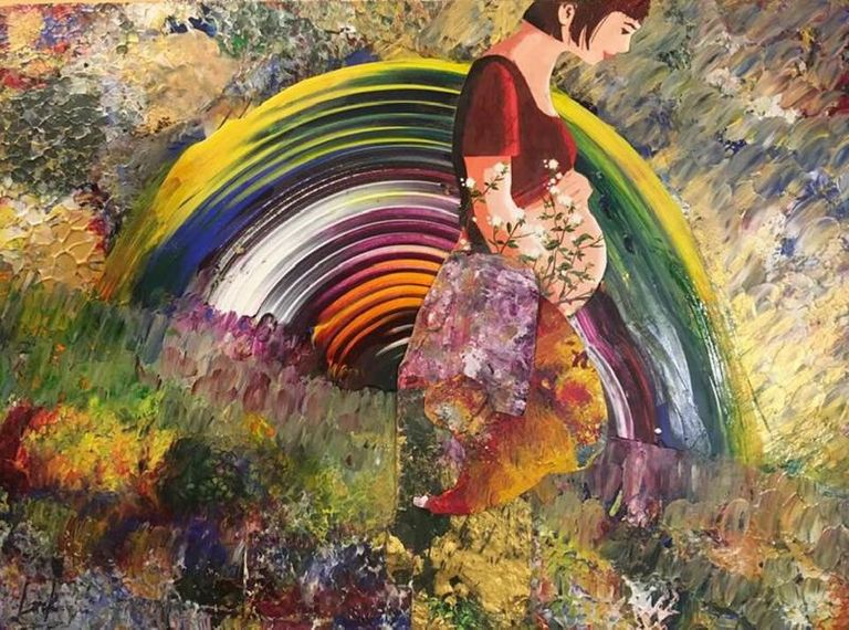 Rainbow Earth Baby