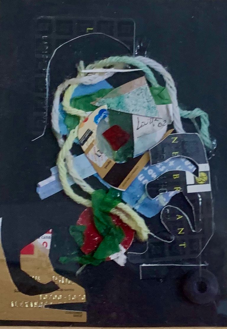 Auction Piece#19 Min Bid: 70 USD: Puzzles and Connections in my Brain