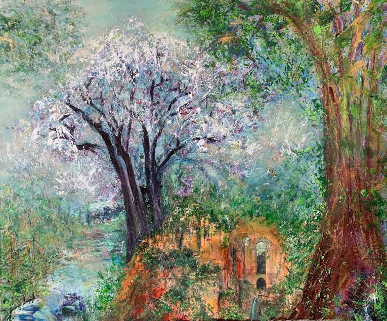 White blossoming