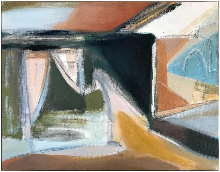 Figure in salon
