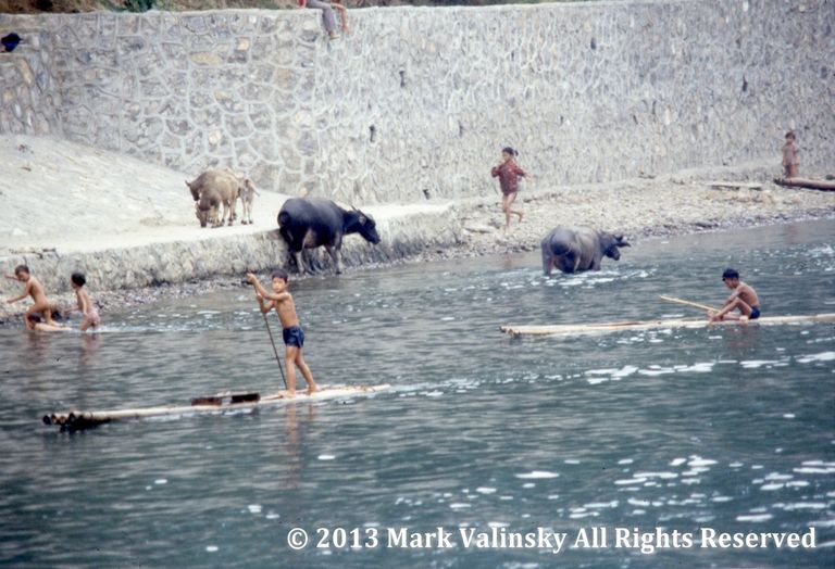 LIFE ON THE RIVER CHILDREN AT PLAY