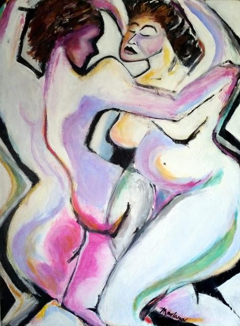 Two Figures Dancing