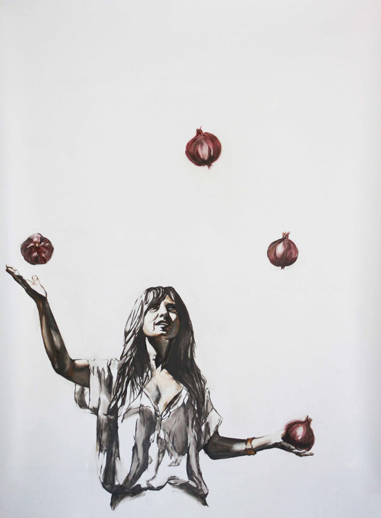 Pomogranate Juggler I