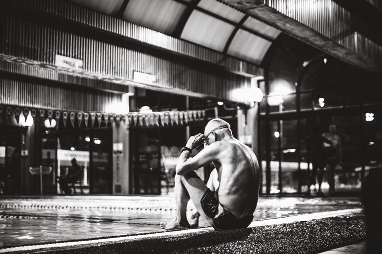 Swimmer in the Night