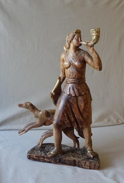 Diana The Huntresswithherdogs