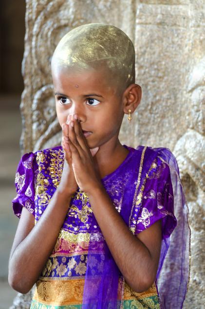 Prayerful moment