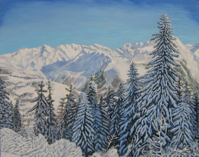 Winter In The Mountains