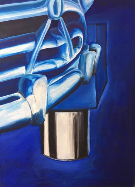 Blue bumper