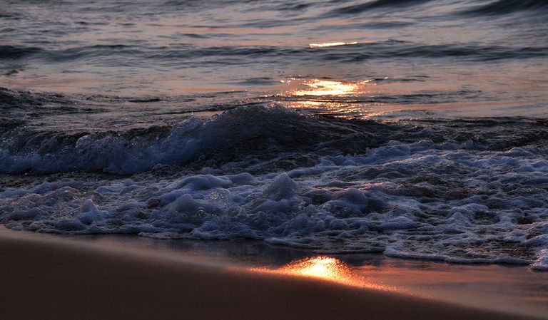 Sunset Of a thousand suns Golden light rising