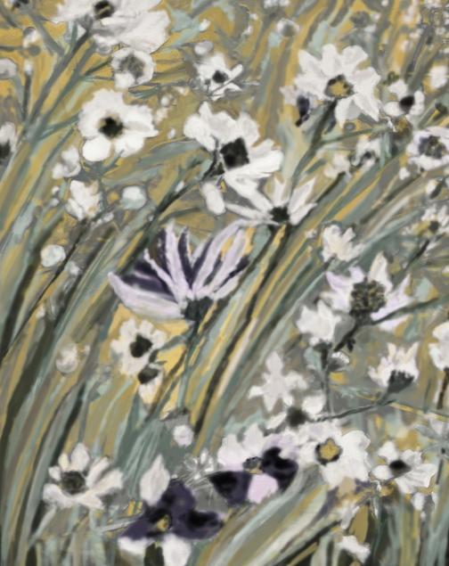 Wildflowers in the garden of whimsical dreams