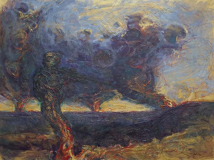 As The Oil Burns