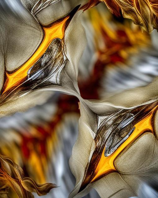 Fractured gold