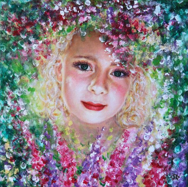 Girl In Lupine