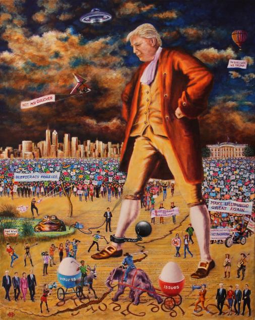 Gulliver Trumpinthedividedlandof Lillipublicansand Blefucrats