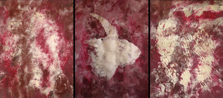 Triptych Goat