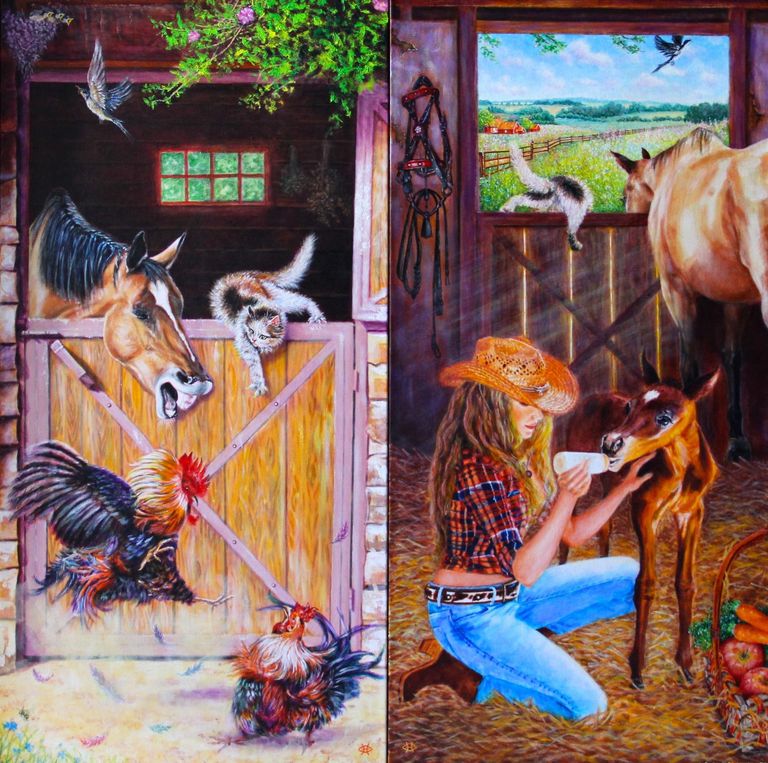 War and Piece (Diptych)