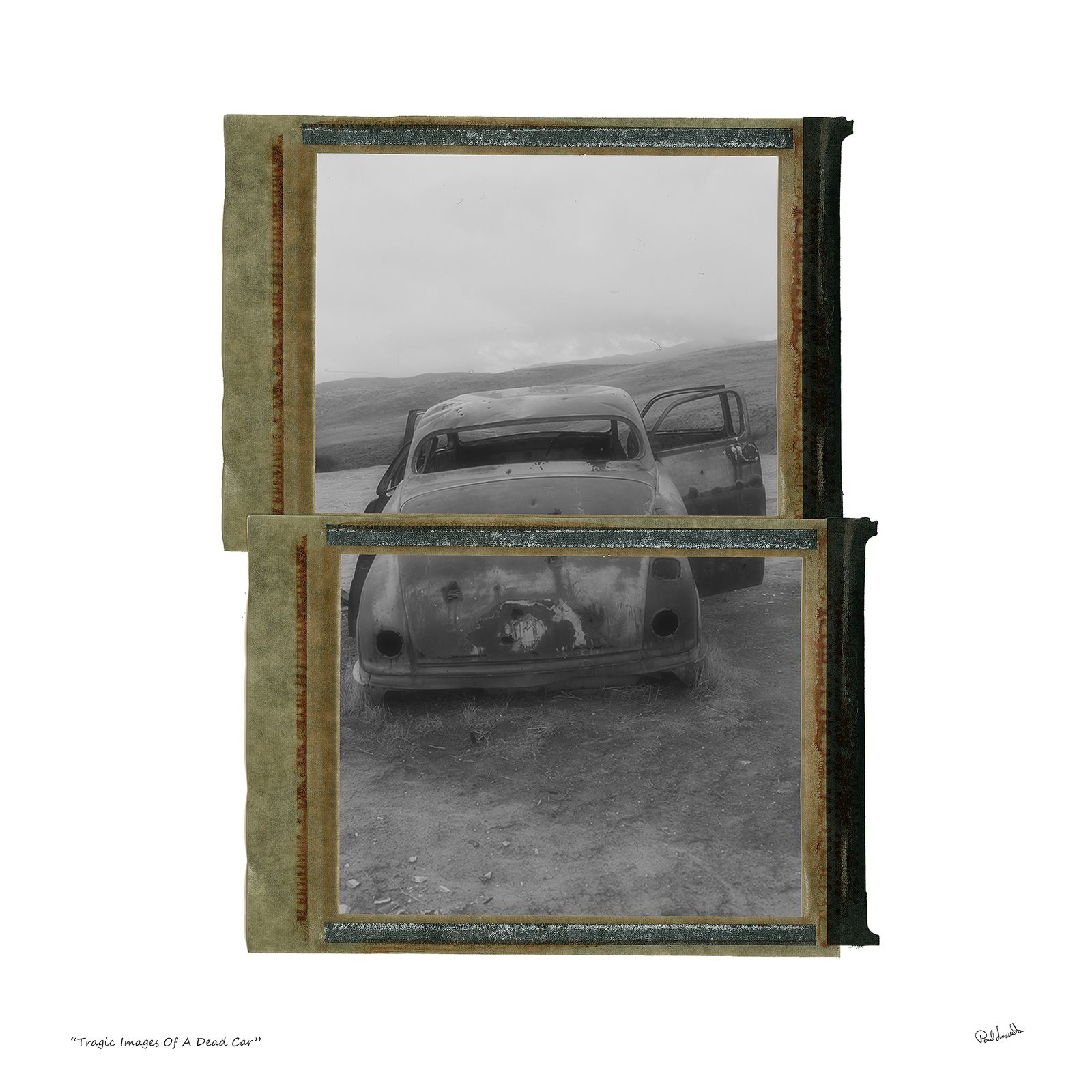 Tragic Images Of A Dead Car