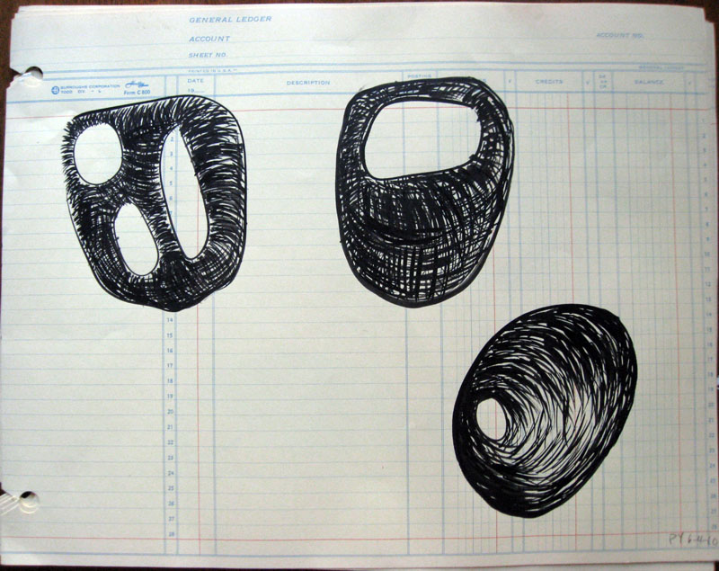Three Cycolps on Ledger Paper