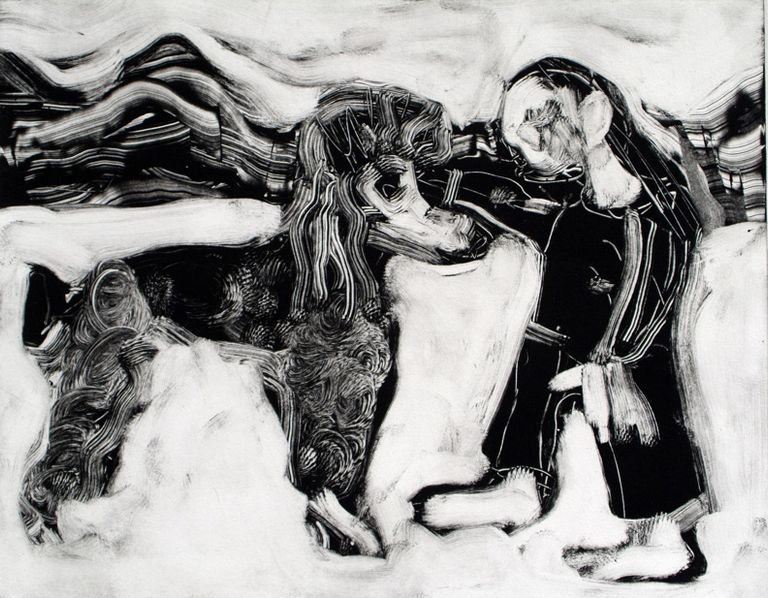 Girl With a Poodle