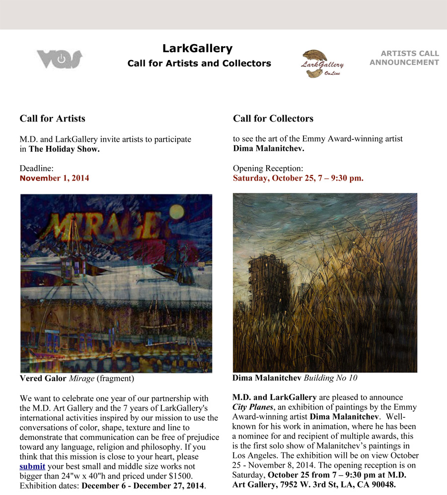Call For Artists and Collectors