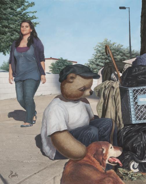Homeless Teddy