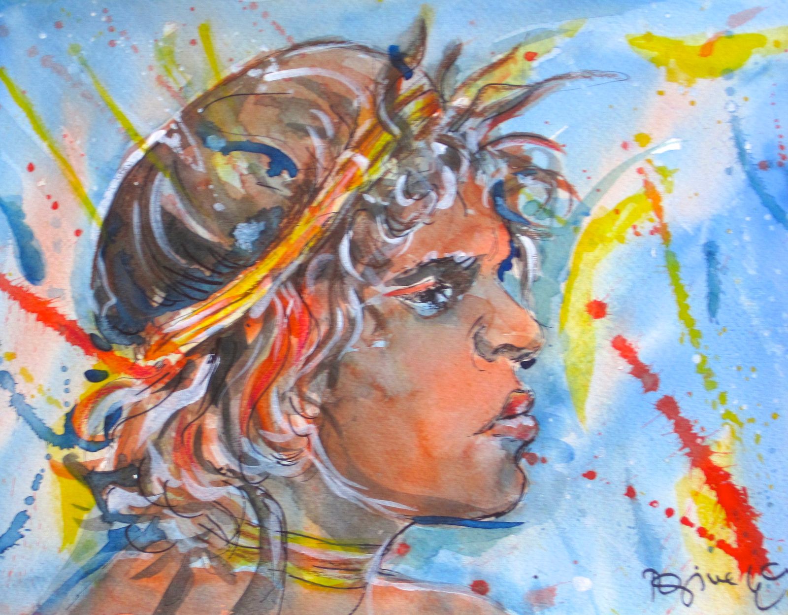Aborigine boy
