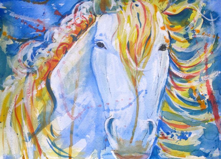 white horse