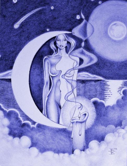 Moon Lady Dream Violet