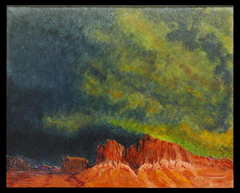 Cathedral Rocka Yellow Cloud