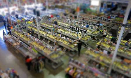 View of Amoeba Record Store