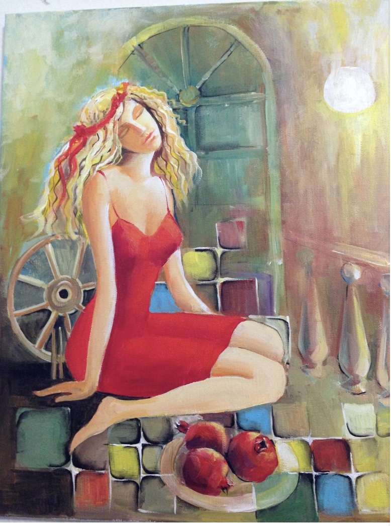 girl in red