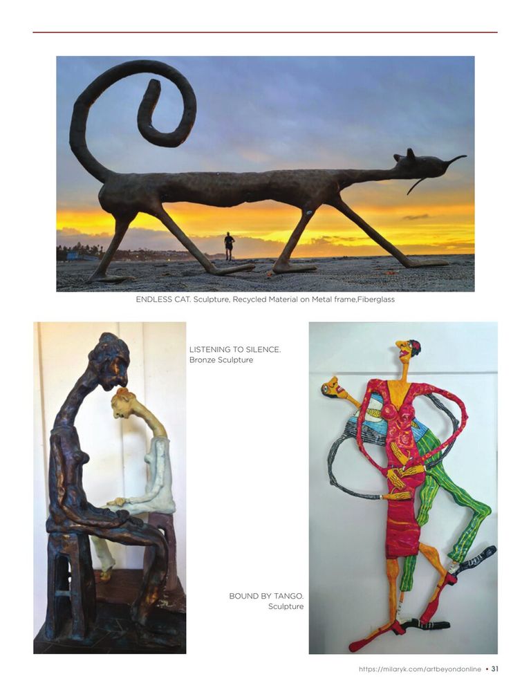 A sculpture review in Art & Beyond Magazine