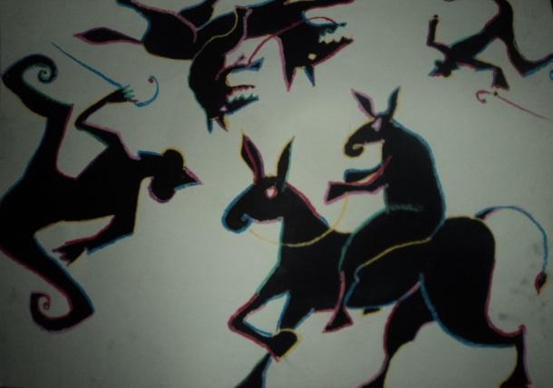 Donkey On Horse