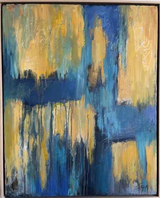 Drips of blues