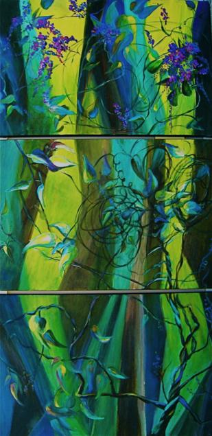 Thriving Vine Series30x64Acrilic