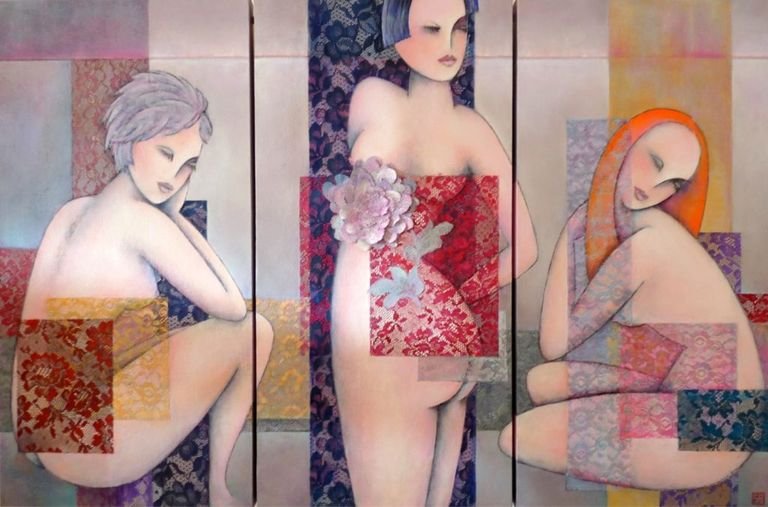 Lace Triptych