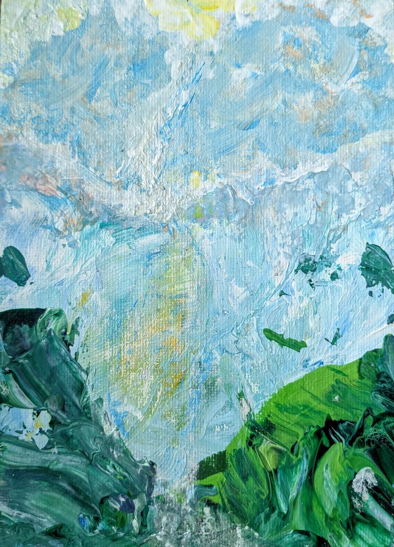 Polar Lights-2 Diptych