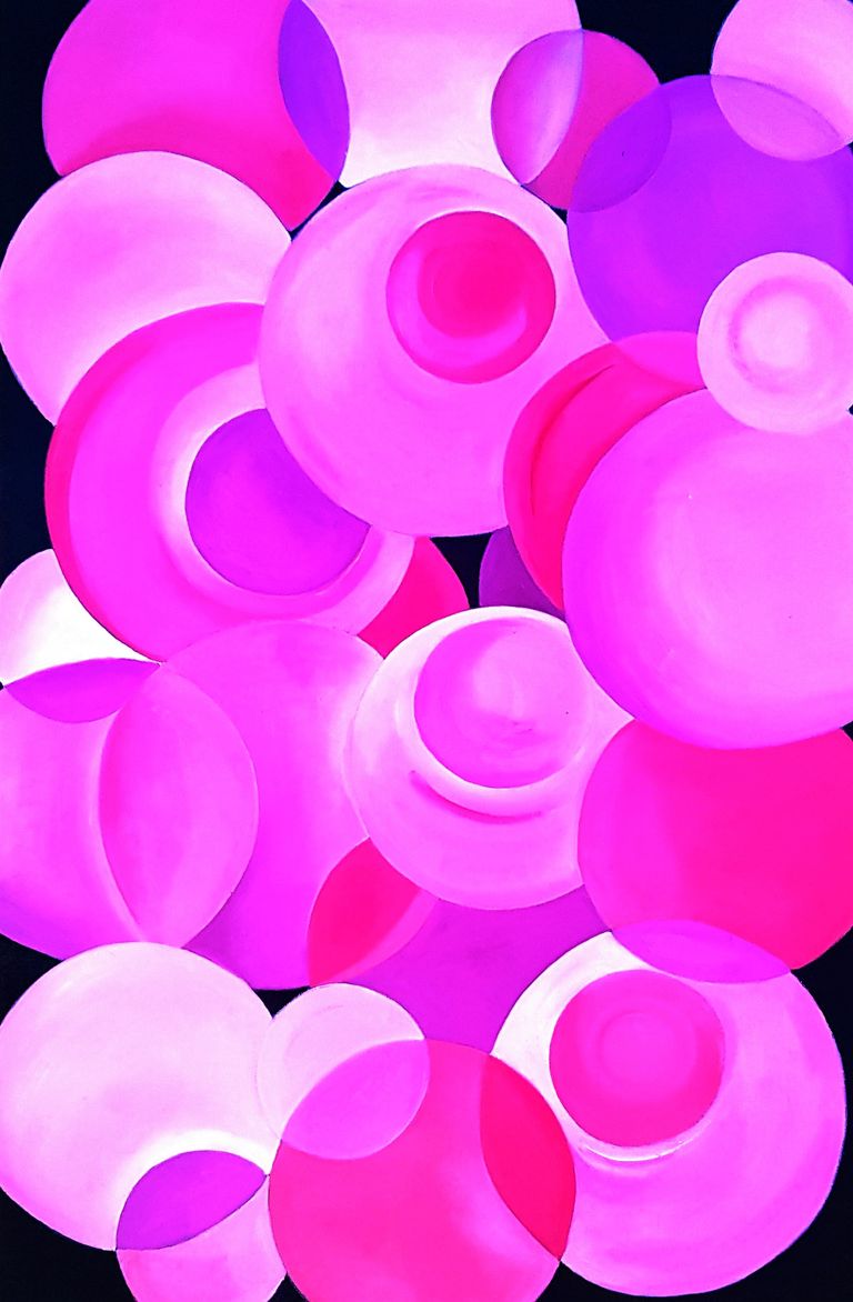 Pink Sweet Bubbles of Love
