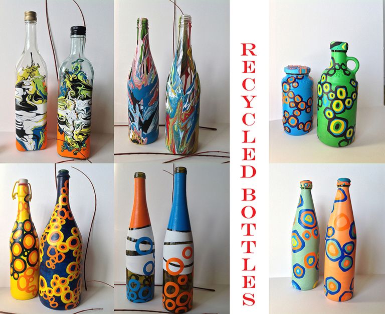 Recycled bottles