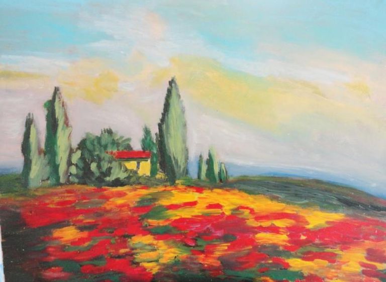 Morningin Tuscany