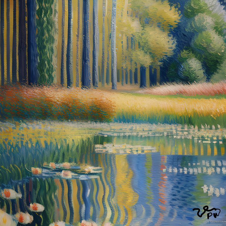 Bluebell Pond Paradise