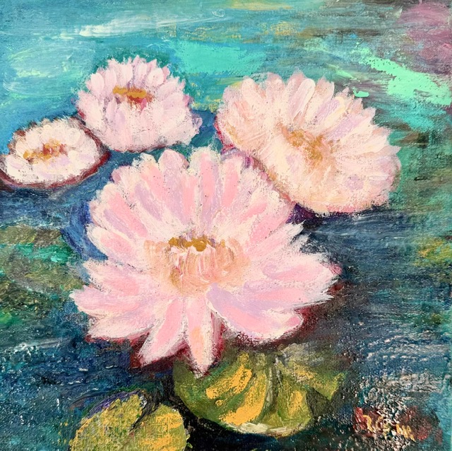 Lily in the pond