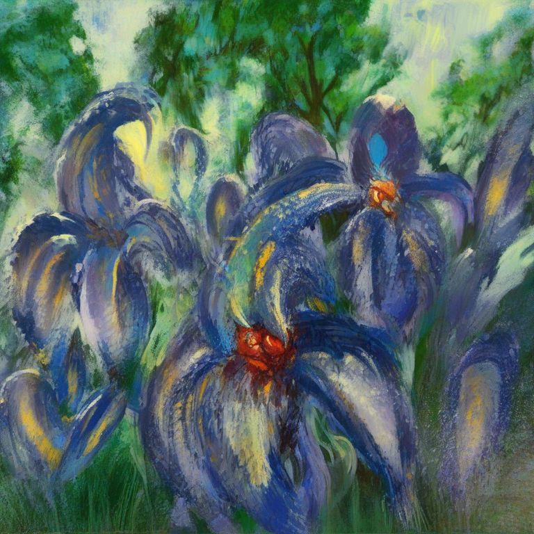 Vivid Irises