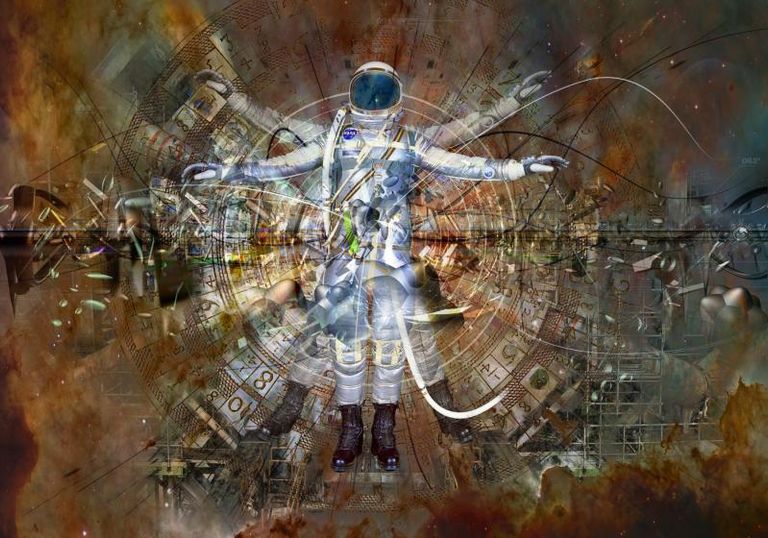 Vitruvian Space Man