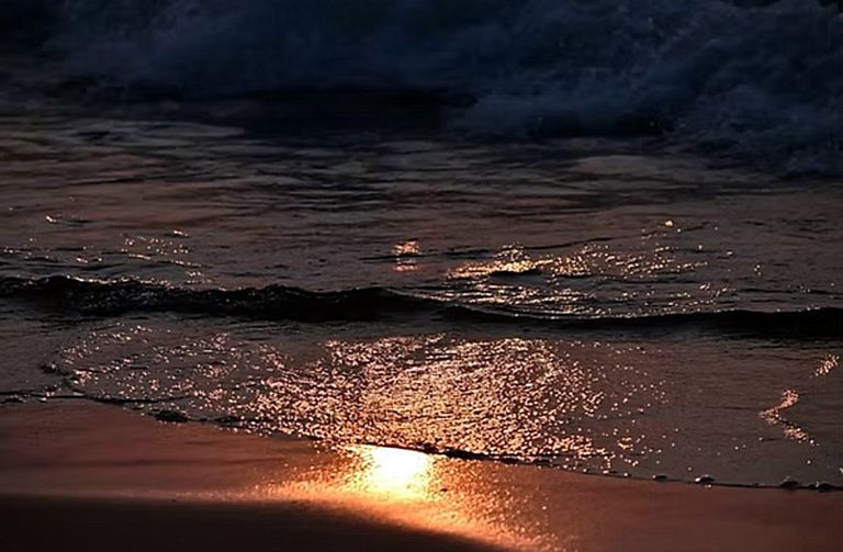 Upon bronze Shores, By sunlight