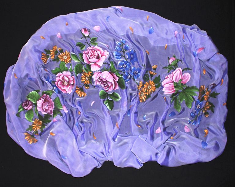 Wrap Peonies on a lilac