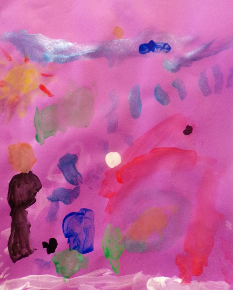 Sun Rain and Snow Together: Anna Strogolov 3 y.o.