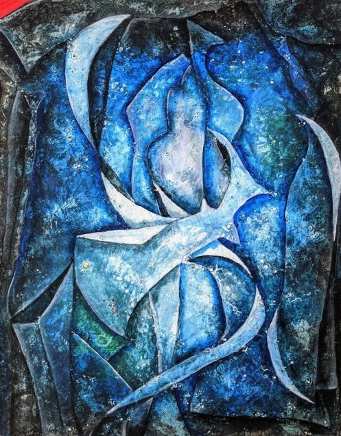 Blue embrace