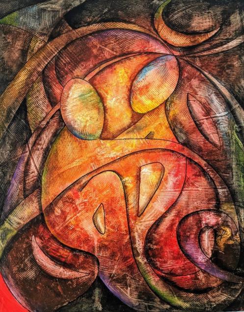 Orange embrace